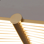 Люстра в виде распахнутых крыльев из тонких металлических планок Flight of Freedom варинант исполнения - 2 | Loft Concept в Тюмени