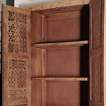 Этнический шкаф с орнаментом резьба из дерева Indian Antique Furniture варинант исполнения - 2 | Loft Concept в Тюмени