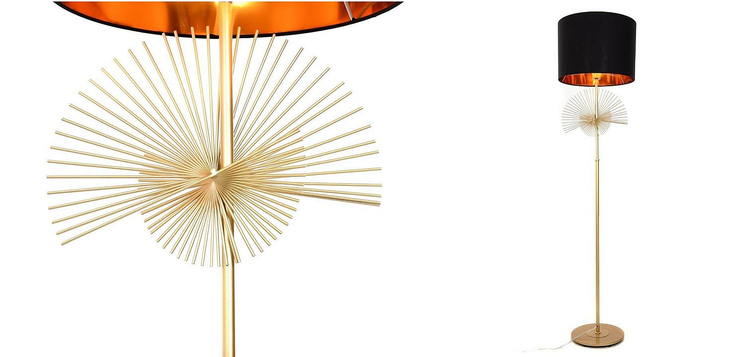 Торшер Genoveva Floor lamp black Торшер Genoveva Floor lamp black - Loft-Concept в Тюмени
