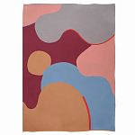 Плед из хлопка с абстрактным принтом Elysian Flow Ember варинант исполнения - 1 | Loft Concept в Тюмени