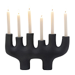 Подсвечник алюминиевый черный Ember варинант исполнения - 1 | Loft Concept в Тюмени