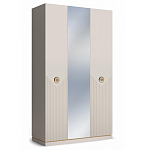 Шкаф трёхдверный с 1-ой зеркальной дверью Satin Furniture варинант исполнения - 1 | Loft Concept в Тюмени