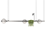 Подвесной линейный светильник Barbell варинант исполнения - 1 | Loft Concept в Тюмени