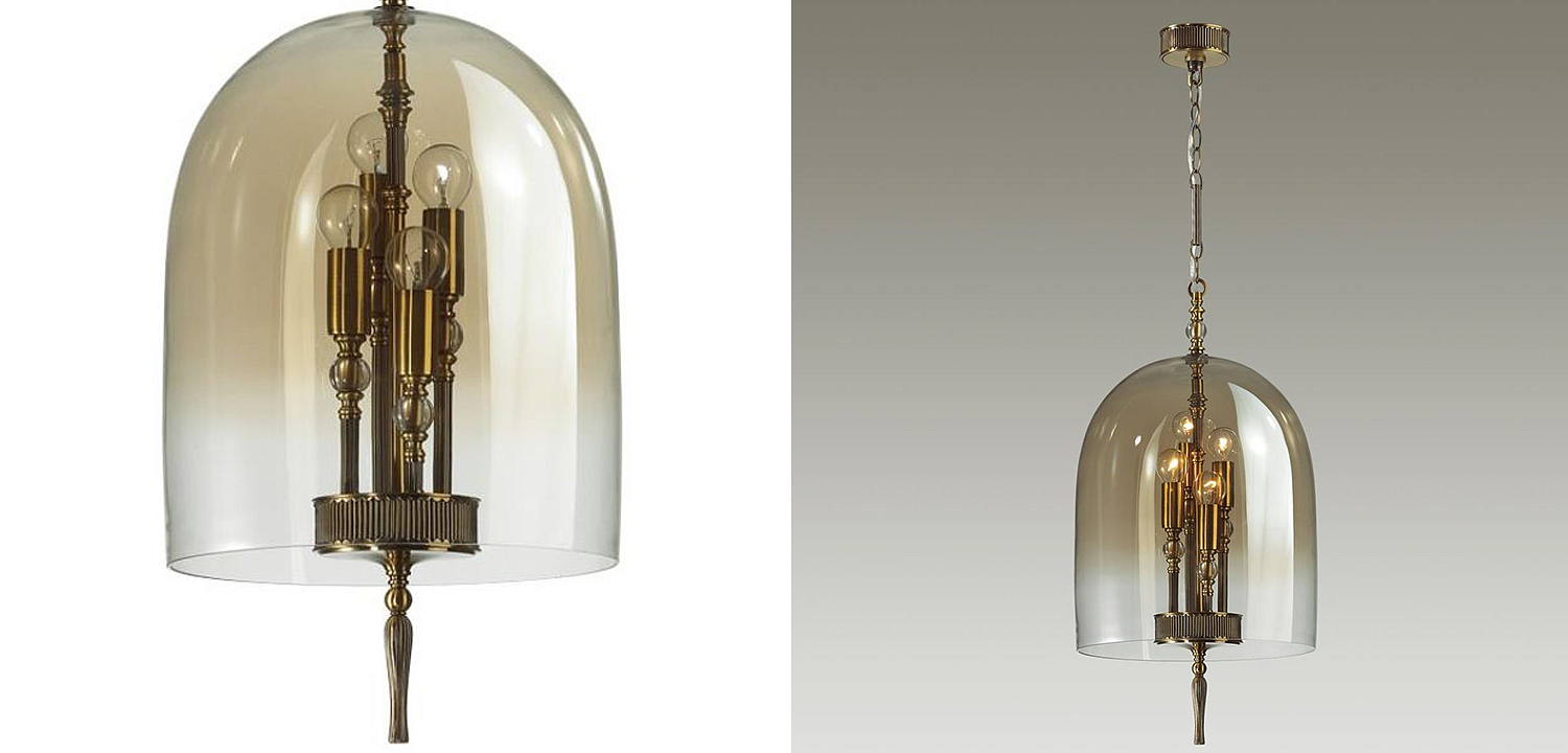 Подвесной светильник Glass Dome Bronze 32 Подвесной светильник Glass Dome Bronze 32 - Loft-Concept в Тюмени