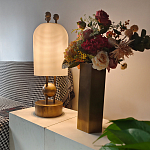 Настольная лампа в виде фонаря с белым фактурным абажуром Echoes of Light варинант исполнения - 4 | Loft Concept в Тюмени