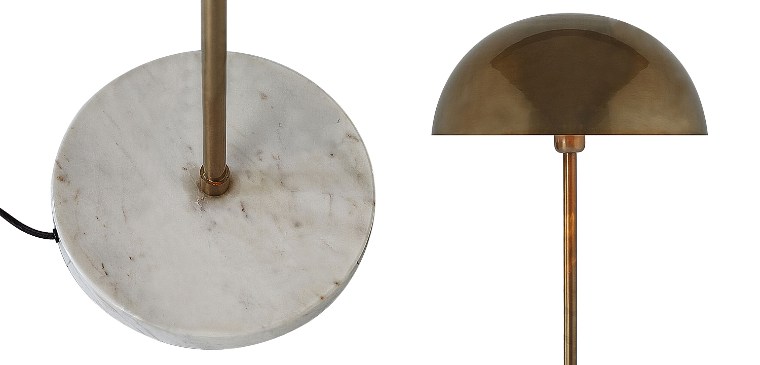 Торшер Riverside Floor Lamp Brass Торшер Riverside Floor Lamp Brass - Loft-Concept в Тюмени