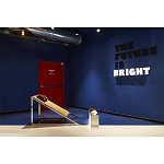 Дизайнерское кресло на металлическом каркасе с подставкой для ног Poltronova Mies Armchair варинант исполнения - 11 | Loft Concept в Тюмени