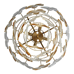 Люстра конусообразная с цветочными мотивами Light Floral Glow варинант исполнения - 6 | Loft Concept в Тюмени