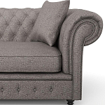 Мебельная ткань Шенилл серый цвет 138 см T4-32 варинант исполнения - 12 | Loft Concept в Тюмени