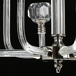 Люстра с 8-ю лампами и гранеными стеклянными плафонами Prism Gala варинант исполнения - 10 | Loft Concept в Тюмени