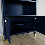 Книжный Стеллаж Elsa Dreams Blue с задней стенкой варинант исполнения - 3 | Loft Concept в Тюмени