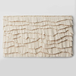 Светло-Бежевое Панно из нитей White Landscape Wall Hanging варинант исполнения - 4 | Loft Concept в Тюмени