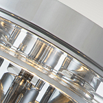 Потолочный светильник для ванных комнат с круглым стеклянным плафоном и тремя лампами Quoizel варинант исполнения - 8 | Loft Concept в Тюмени