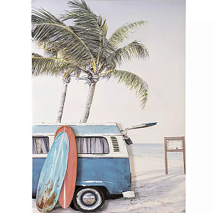 Панно декоративное в морском стиле Seascape and Surfing II