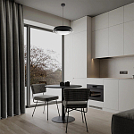 Подвесной светильник круглый черного цвета из металла  Vita Cuna варинант исполнения - 7 | Loft Concept в Тюмени