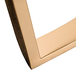 Консоль с белая овальная с мраморной столешницей Thoroughbass  варинант исполнения - 3 | Loft Concept в Тюмени