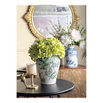 Ваза с зелеными цветочными и птичьими мотивами Vase Inspired by Nature варинант исполнения - 6 | Loft Concept в Тюмени