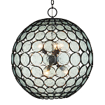 Люстра в форме шара из круглых декоративных элементов Circle of Light варинант исполнения - 1 | Loft Concept в Тюмени