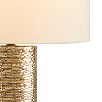 Настольная лампа золотая с цилиндрическим абажуром Golden Mosaic варинант исполнения - 1 | Loft Concept в Тюмени