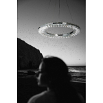 Люстра круглая с прозрачной хрустальной рамкой Maude Crystal Light варинант исполнения - 14 | Loft Concept в Тюмени