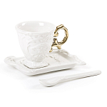 Кофейная пара Seletti I-Coffee Gold варинант исполнения - 1 | Loft Concept в Тюмени