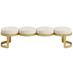 Дизайнерская Банкетка Leola латунь  варинант исполнения - 2 | Loft Concept в Тюмени