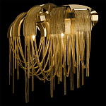 Бра с металиическими цепочками и дугообразными элементами Atlantis Chain варинант исполнения - 10 | Loft Concept в Тюмени