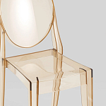 Прозрачный стул с янтарным оттенком LOUIS GHOST CHAIR варинант исполнения - 7 | Loft Concept в Тюмени
