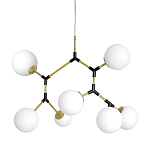 Люстра с 7-ю белыми шарообразными плафонами Natural Concepts варинант исполнения - 1 | Loft Concept в Тюмени