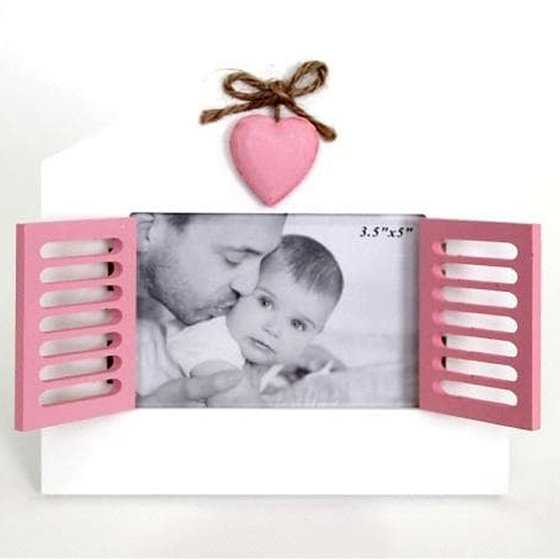 Фоторамка в детскую Childhood Corner со ставнями Белый Розовый Фоторамка в детскую Childhood Corner со ставнями Белый Розовый в Тюмени | Loft Concept