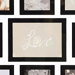 Рамка для 9-ти фотографий квадратная Moment Forever варинант исполнения - 3 | Loft Concept в Тюмени