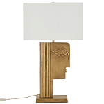 Настольная лампа с прямоугольным белым абажуром Skillful Face варинант исполнения - 5 | Loft Concept в Тюмени