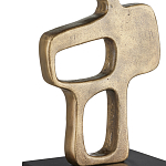 Настольная лампа с фигурным каркасом и прямоугольным тканевым абажуром Brutalist Profile варинант исполнения - 1 | Loft Concept в Тюмени