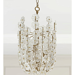 Подвесной светильник декорированный цветами из стекла Lightness of Flowers варинант исполнения - 3 | Loft Concept в Тюмени