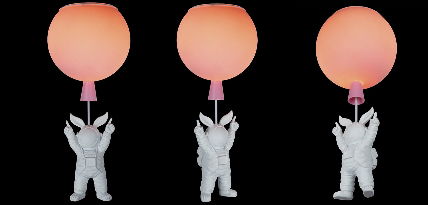 Потолочный светильник Cosmonaut pink ball Потолочный светильник Cosmonaut pink ball - Loft-Concept в Тюмени