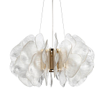 Люстра с декором в виде крупных рельефных лепестков 80 см Ethereal Bloom варинант исполнения - 1 | Loft Concept в Тюмени