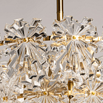 Люстра многоярусная с объемными прозрачными цветами Hanging Flowers варинант исполнения - 6 | Loft Concept в Тюмени