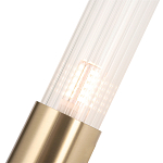 Бра с вытянутым рифленым стеклянным плафоном цилиндрической формы Trumpet tube варинант исполнения - 3 | Loft Concept в Тюмени