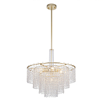 Люстра многоярусная с каскадами кристаллов Crystal Rains варинант исполнения - 2 | Loft Concept в Тюмени