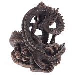 Декоративная статуэтка Дракон Fuzanglong Dragon Dark Bronze Statuette варинант исполнения - 4 | Loft Concept в Тюмени