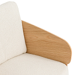 Кресло с каркасом из массива дуба Gallin Chair Boucle варинант исполнения - 5 | Loft Concept в Тюмени