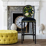 Барный стул из натурального бука с изображением птицы и цветов Blooming Birds варинант исполнения - 2 | Loft Concept в Тюмени