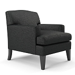 Мебельная ткань Шенилл черный цвет 138 см T4-35 варинант исполнения - 5 | Loft Concept в Тюмени