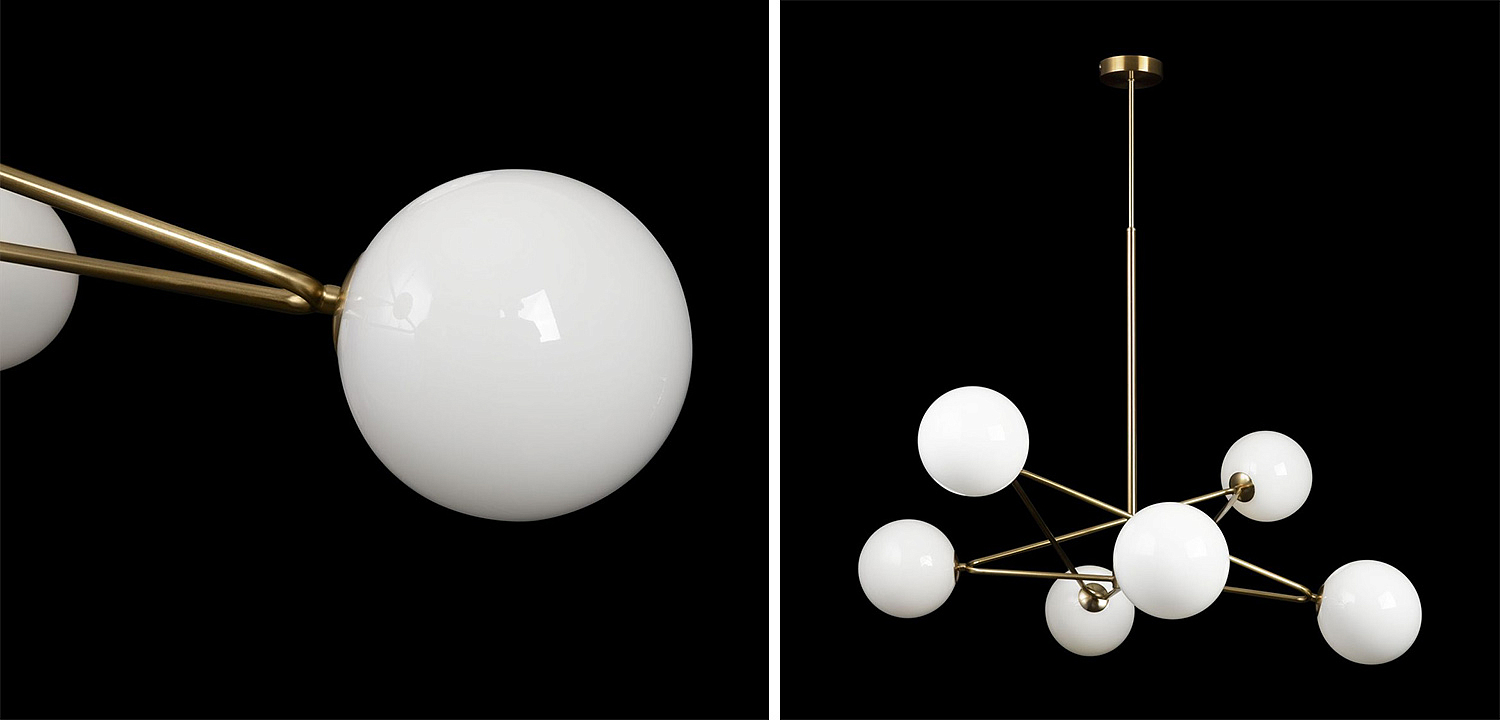 Люстра Chandelier Constellation Orbs White Люстра Chandelier Constellation Orbs White - Loft-Concept в Тюмени