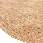 Ковер из джута квадратный с закругленными краями Atlas варинант исполнения - 2 | Loft Concept в Тюмени