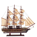 Декоративная модель деревянного коричневого парусника в подарочной упаковке With The low варинант исполнения - 1 | Loft Concept в Тюмени