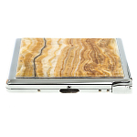 Портсигар с газовой зажигалкой из натурального камня Оникс Stone Cigarettes Cases варинант исполнения - 5 | Loft Concept в Тюмени