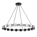 Люстра кольцевая с круглыми светодиодными источниками света Maxine Light варинант исполнения - 3 | Loft Concept в Тюмени