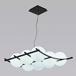 Люстра подвесная с 9-ю плафонами в форме шара Yarvi варинант исполнения - 4 | Loft Concept в Тюмени