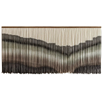 Пейзаж из нитей Макраме Wall decor Black and White Landscape варинант исполнения - 6 | Loft Concept в Тюмени